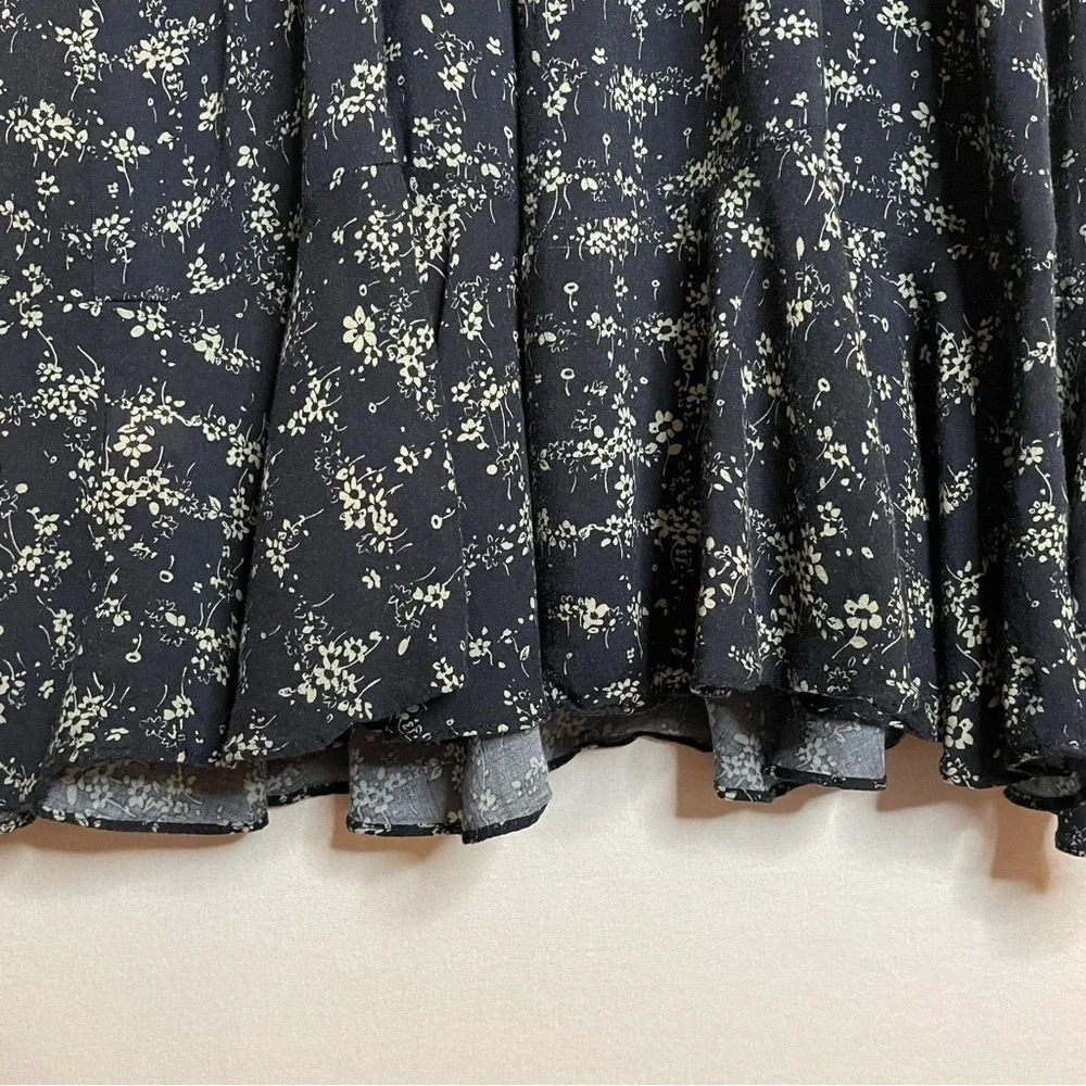 Free People Caught Up Tie Ditsy Floral Printed Mini Slip Dress - Picture 10 of 13